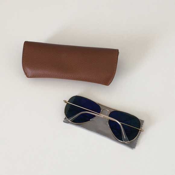 RAY-BAN ORIGINAL AVIATOR 58MM POLARIZED SUNGLASSES - Picture 2 of 4