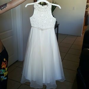 David's Bridal girl's formal dress