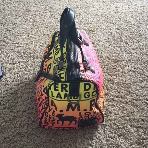 L.A.M.B. Neon Sunset Speedy Purse - Picture 4 of 4