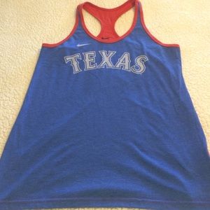 Texas Rangers Nike Racerback Tank