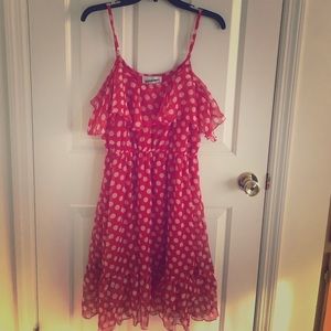 Flirty little red dress