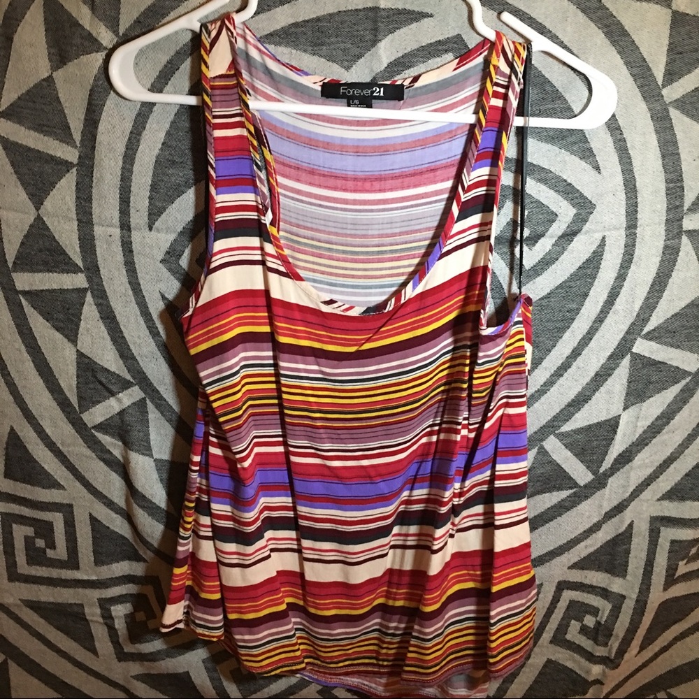 Forever 21 Razorback Tank Top