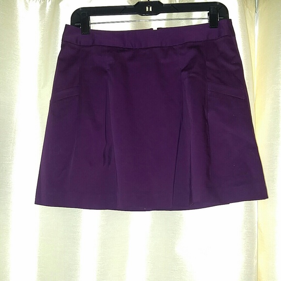 Deep jewel toned amethyst mini skirt