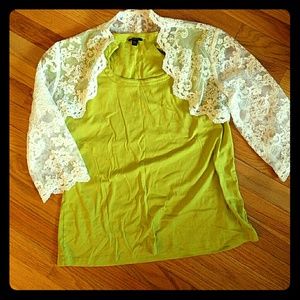 White Wedding dress jacket/cover-up