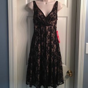 Black cocktail dress