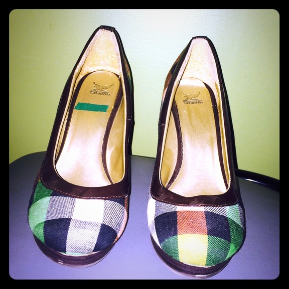 Plaid Wedges