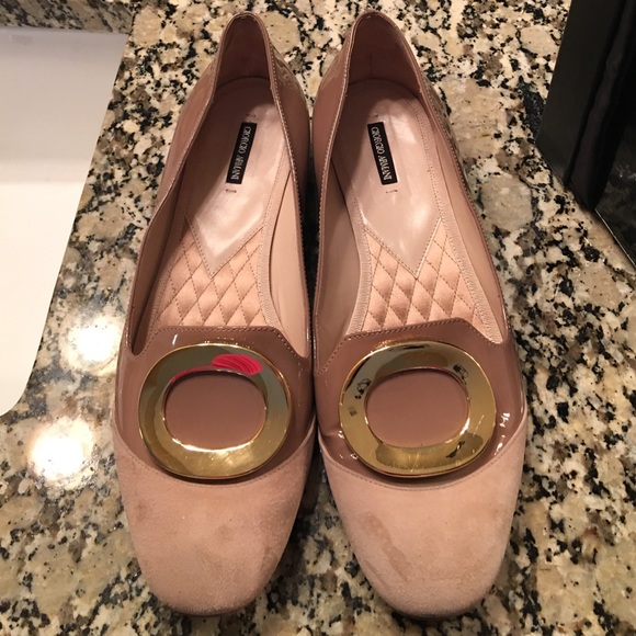 $650 Giorgio Armani shoes size 37 100% authentic .