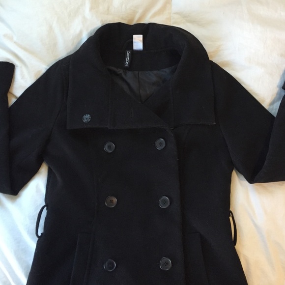 H&M Black Pea Coat