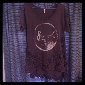 Plum Free People shirt