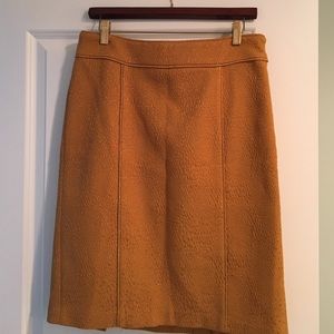 Banana Republic gold snakeskin pencil skirt