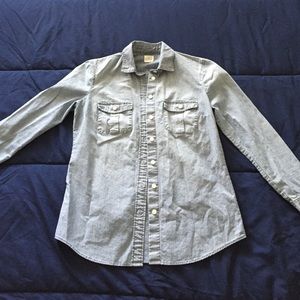 J.Crew Chambray Button-Up Top