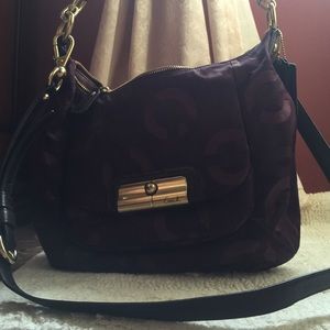 Authentic coach shoulder bag