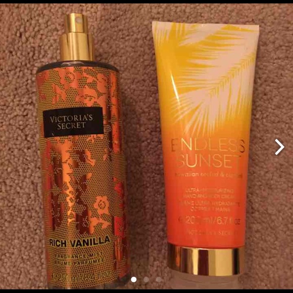 New lotion and spray from Victoria's Secret