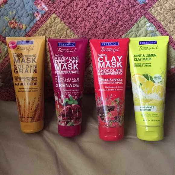 Freeman feeling beautiful face mask x4 NEW