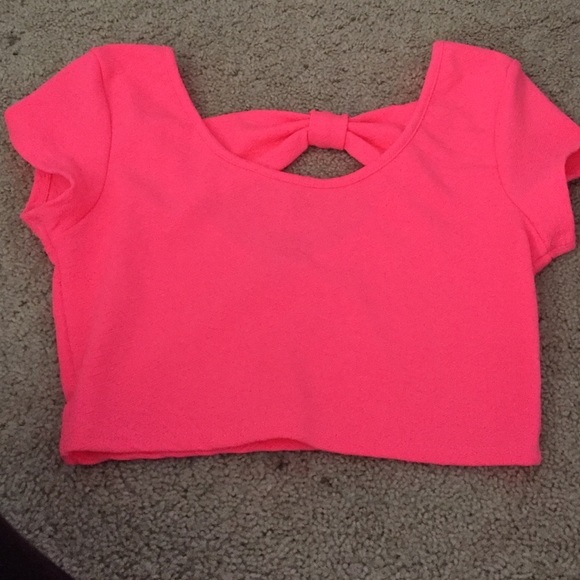 Charlotte Russe crop top! Worn once (: