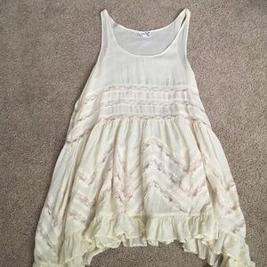 Free people Voile and lace dress