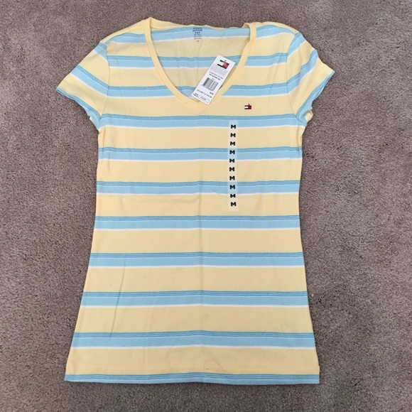 New with tags Tommy Hilfiger V neck tee