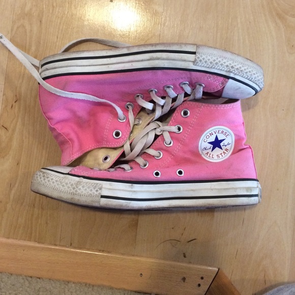 Pink Hi-Top Converse!