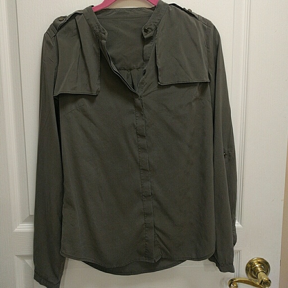 Ann Taylor military blouse