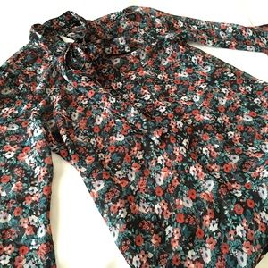 Zara Trafaluc Sheer Turtleneck Top