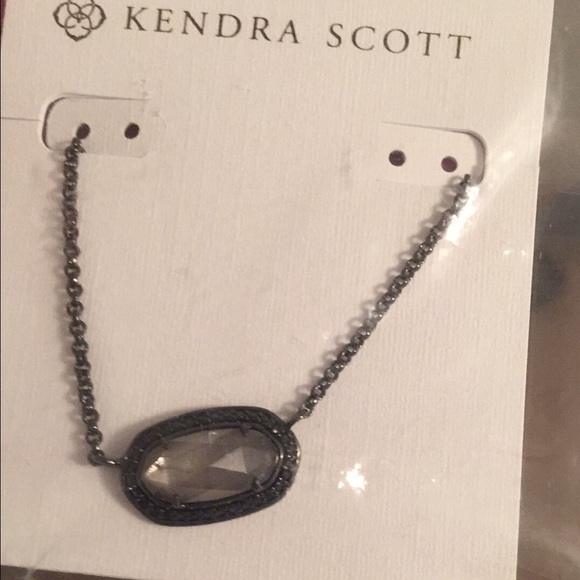Gunmetal Eloise necklace