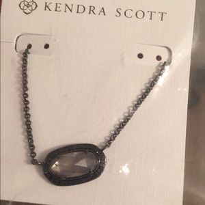 Gunmetal Eloise necklace