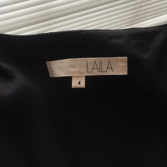 Laila black shimmer dress - Picture 4 of 4