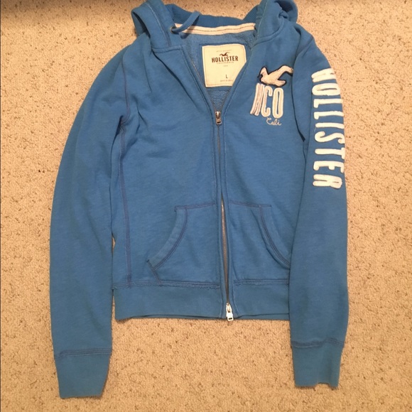 Hollister blue hoodie