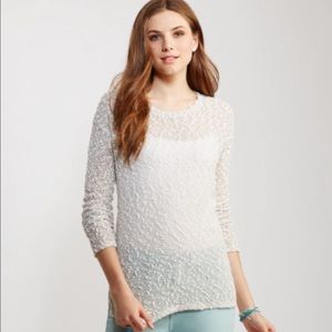 ⚡️SALE TODAY⚡️ Aeropostale shear metallic top NWT