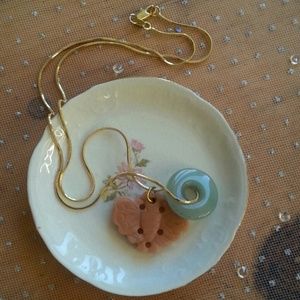 Jade Peace & Love Necklace