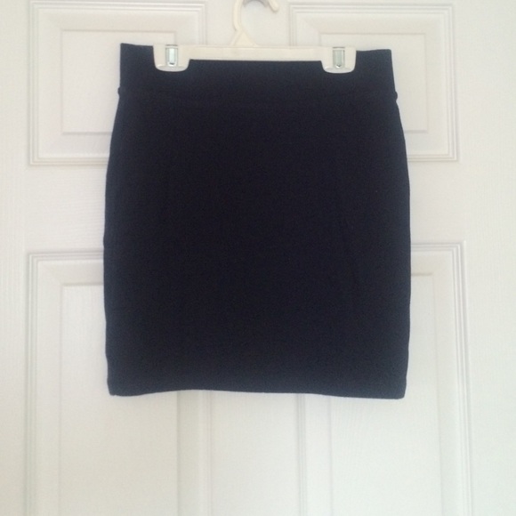 Navy blue mini skirt - Picture 1 of 2