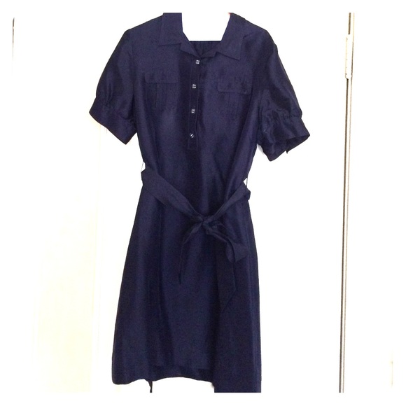 Great Navy Banana Republic Shirtdress