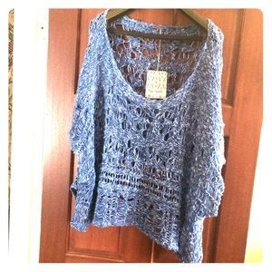 Free People Open Knit Sweater