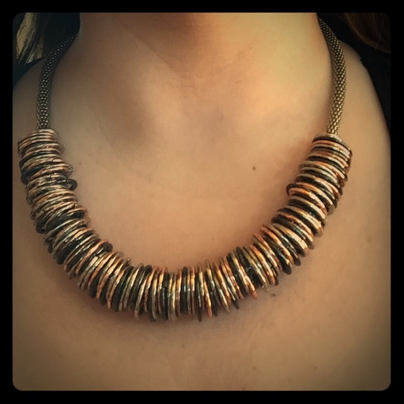 Chunky metal necklace