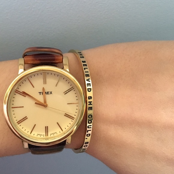 Tortoise Timex Watch