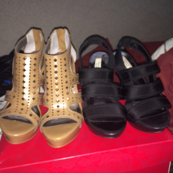 Vera wang and Carlos Santana heels