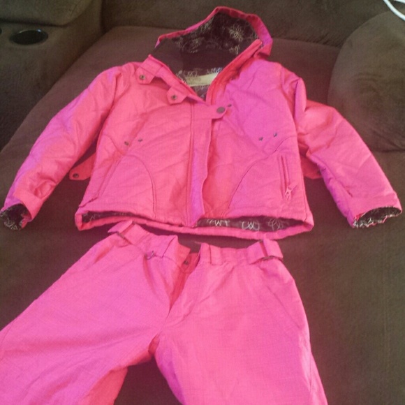 Kids snowboarding jacket and pants