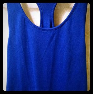 Joe's racerback royal blue tank top