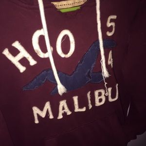 Maroon Hollister Hoodie
