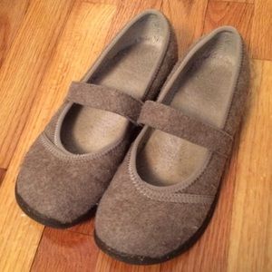 LLBean boiled wool Mary Jane