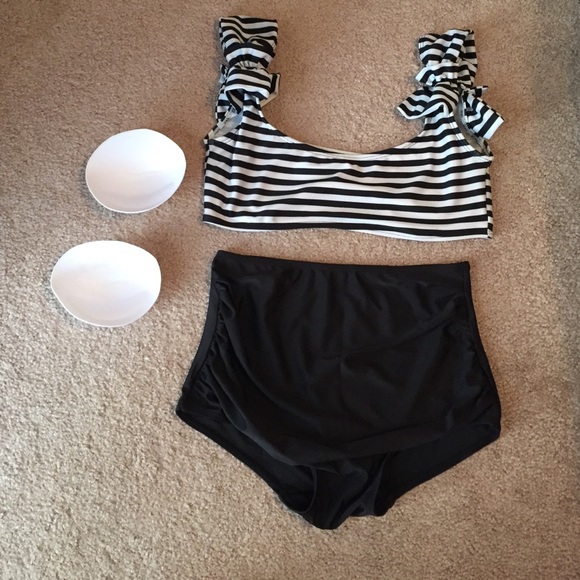 High Waisted Bathing Suit