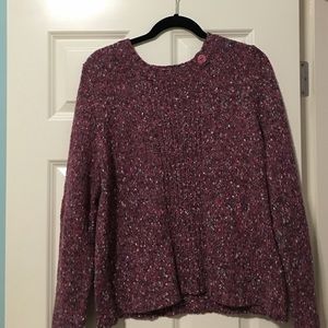 Christopher & Banks mauve pull over sweater