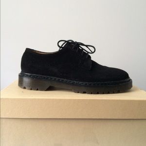 A.P.C. Mens black suede derbies 40EU/7US
