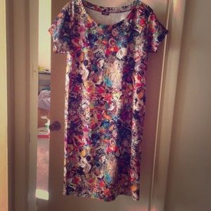 Asos multimedia graphic dress