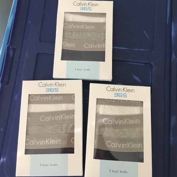 Calvin Klein boys briefs sz small (6-7)