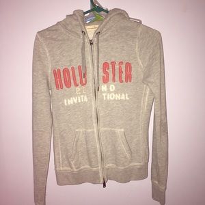 Hollister Grey Zip Up