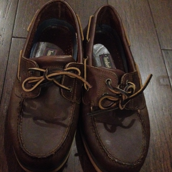 Men's leather timberland shoes
