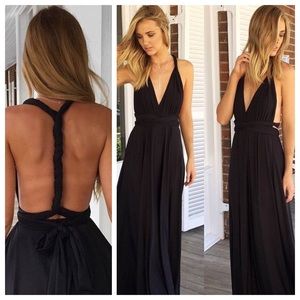 Long black dress