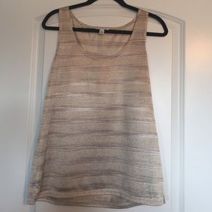 Banana Republic shimmer tank top