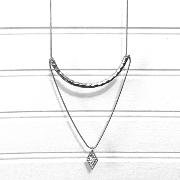 NWOT Mudd Silver Unique Necklace